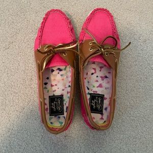Hot Pink Sperry Top Siders